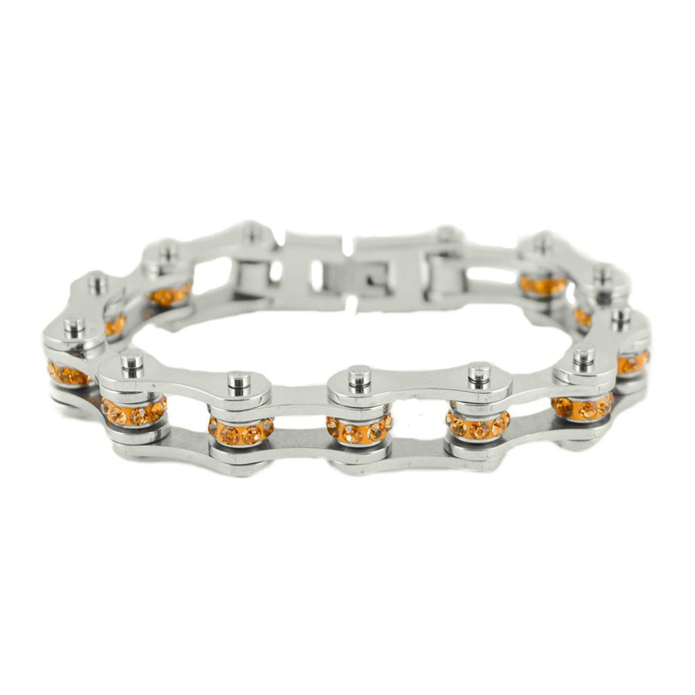 SK2226 November 1/2" Wide Citrine Color Crystal Centers